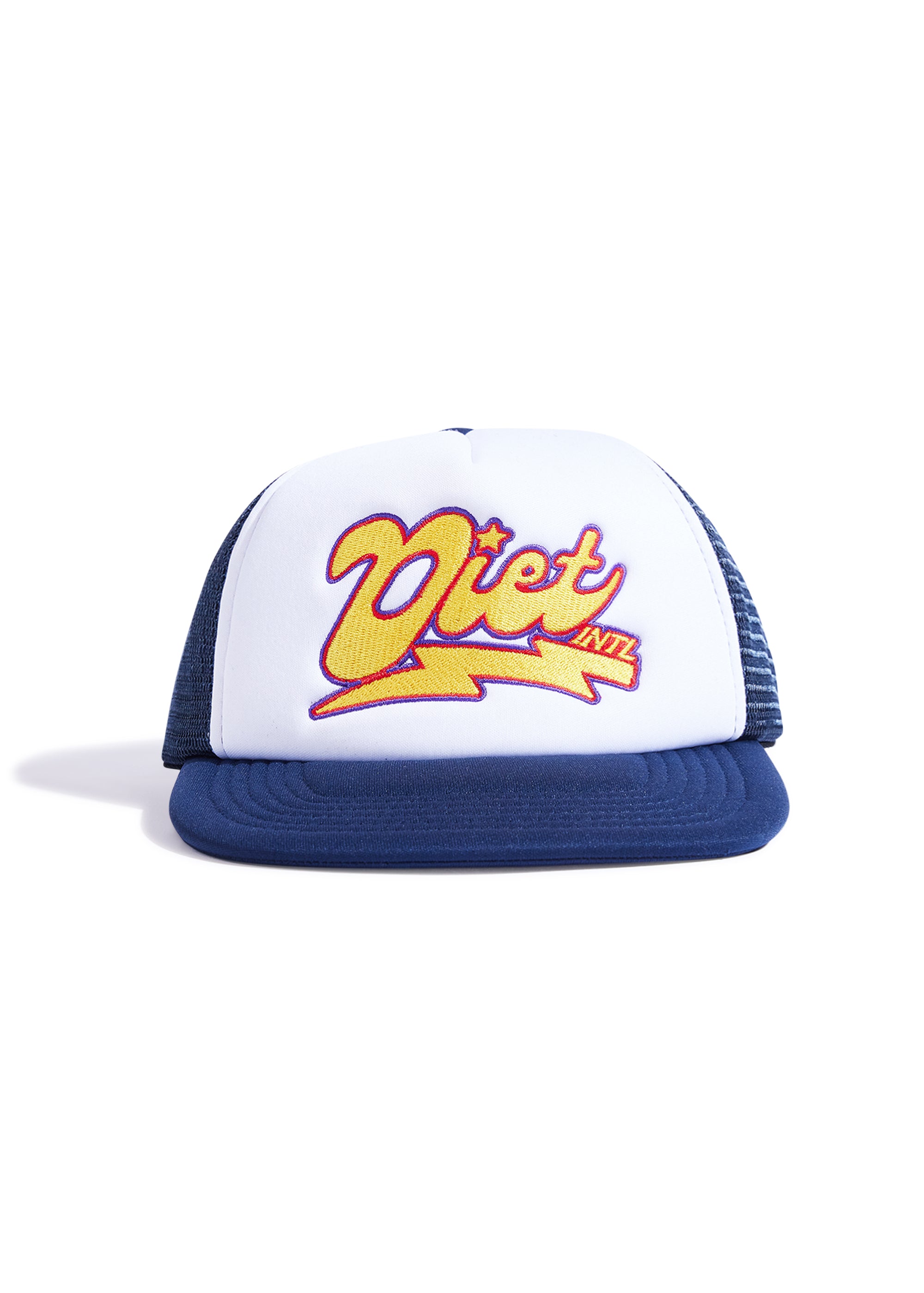 Bolt Trucker Hat - Navy/Yellow