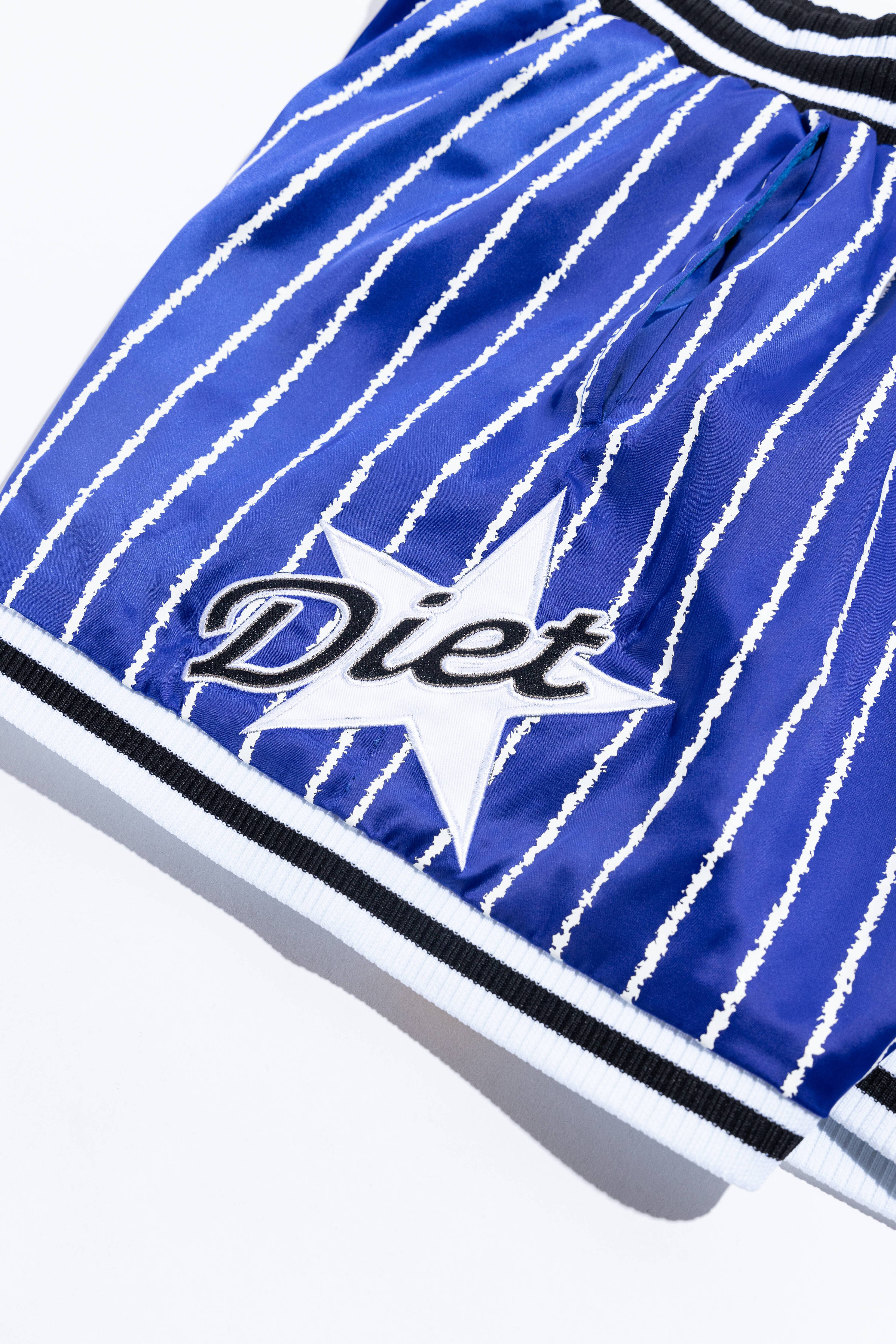 Dodgers Satin Shorts - Blue – Diet Starts Monday